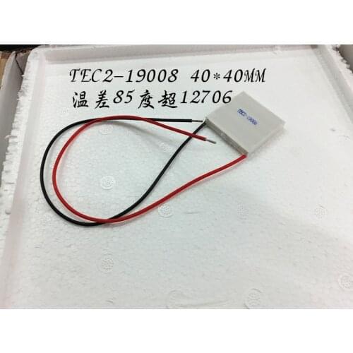 2PCS Double semiconductor thermoelectric cooler TEC2-19008 40*40MM 12V8A big temperature difference 85 degree refrigeration