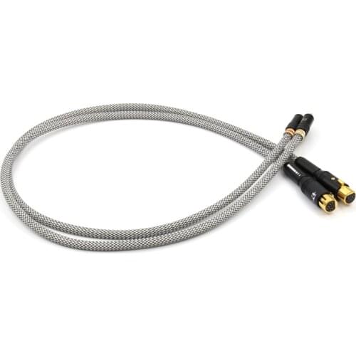 Pair hifi audio QED Signature cable,Silver Plated Audio Cable ,RCA Male Plug To XLR Balanced Female Plug
