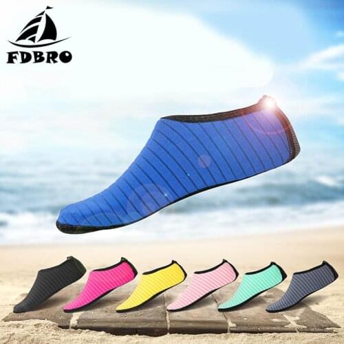 FDBRO Adult Unisex Flats Soft Walking Unisex Yoga Shoes Sneakers Children Swimming Water Shoes Men Women Beach Camping Shoes