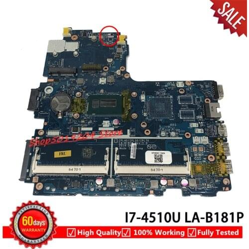 For HP Probook 450 G2 Mainboard LA-B181P I7-4510U DDR3 laptop Motherboard 768060-001 768060-601 768060-501 776572-001 100% work