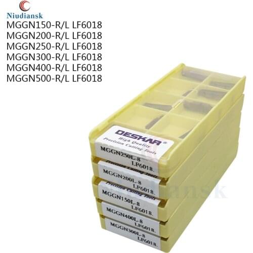 MGGN150-L 200-L 250-L 300-L 400-L 500-L LF6018 MGGN150-R 200-R 250-R 300-R 400-R 500-R LF6018 CNC lathe Carbide Grooving insert