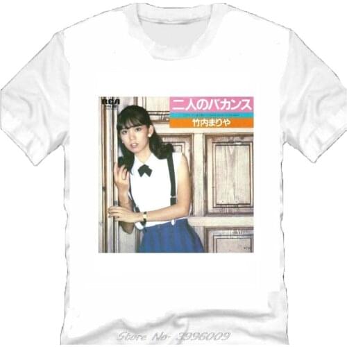 Fashion New Top Tees Tshirts Mariya Takeuchi Japanese Music Japan Jpop City Pop Vaporwave New T-Shirt graphic tees