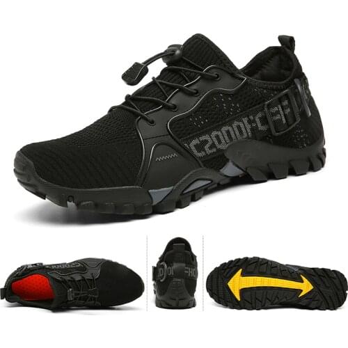 Men Sneakers Hiking Shoes Knitting Breathable Outdoor Trekking Climbing Jogging Mountaineering Women Sports Shoes Zapatillas