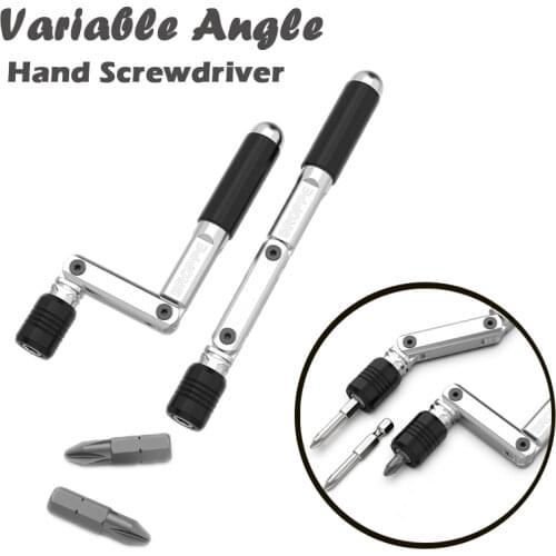 Universal Variable Angle Screwdriver Hand Screwdriver Universal Variable Angle Quick Change Screwdriver Set for 6.35mm Screwdriv