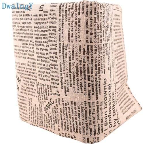 New English Newspaper Cotton Linen Fabric For Sewing DIY Quilting Sofa Curtain Bag Cushion Furniture Cover Hold Pillow Material