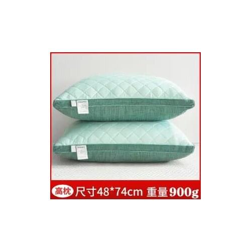 New Ice silk natural latex pillow core set household adult cervical spine pillow core liner with pillowcase