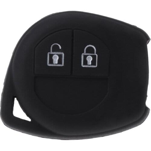 New 1 Pc 2 Buttons Silicone Auto Car Remote Key Cover Holder Case Fob Shell Protector For Suzuki SX4 Swift Vitara