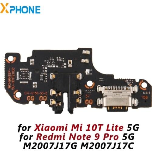 Charging Port Board for Xiaomi Mi 10T Lite 5G for Redmi Note 9 Pro M2007J17G M2007J17C Charging Port Dock Connector Flex Cable