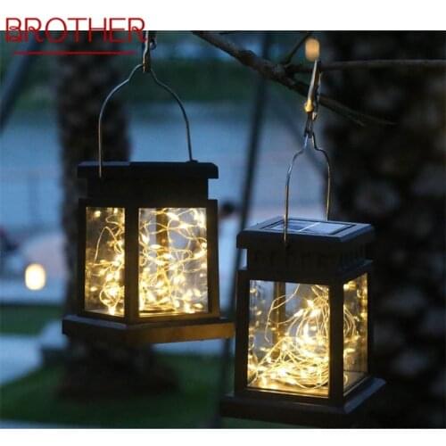 BROTHER Solar Landscape Lights Outdoor LED Modern Waterproof IP65 Pillar Garden Candle Lamp for Decoration
