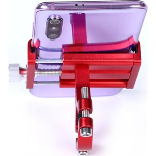 TANKE Bicycle aluminum alloy 360 ° rotating mobile phone bracket used in mountain bike and motorcycle navigation fixed bracket