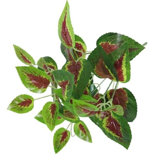 1Pc Artificial Leaf Branch Artificial Wall Green Grass Plant Accessories Garden Bonsai Wedding Party Flower Arrangement Decor