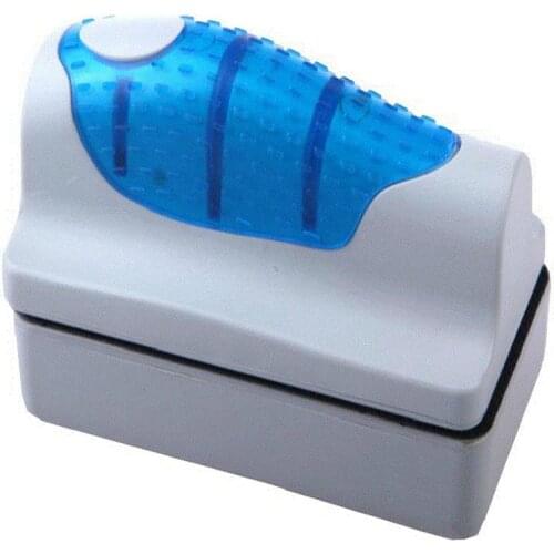 High Quality Reptiles & Amphibians Clean Tools Magnetic Aquarium Fish Tank Glass Algae Scraper Cleaner Floating Brush 4 size