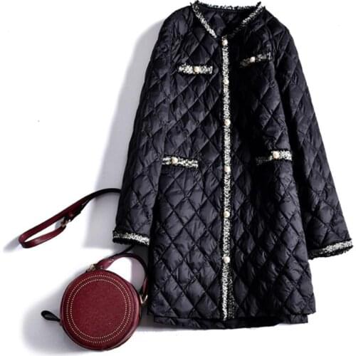 Geometric Pattern Cotton Coats Womens Long Section 2020 Autumn Winter New Hooded Sleeveless Outerwear Casual Loose Jacket f