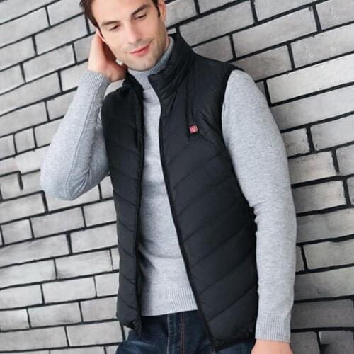 Lightweight Heated Vest USB charging heating clothing Smart Heating Large Size Coat
