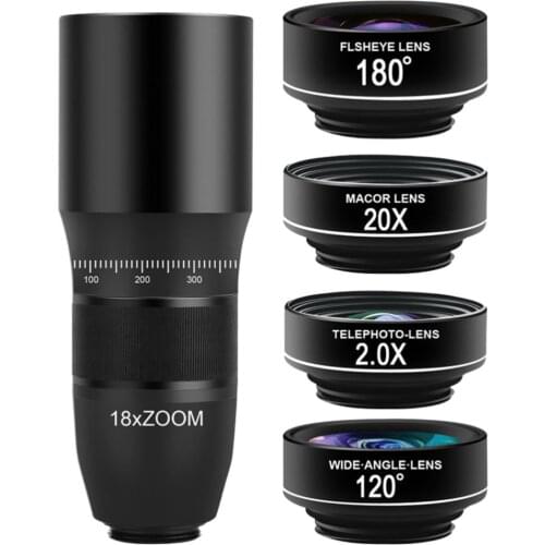 1 Set Phone Telescope Lenses Assorted Phone Lenses Cellphone Camera Lens Multi-use Phone Lens for Men