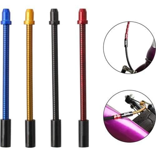 1Pcs/2Pcs Mtb V Brake Noodles Stainless Steel Cable Protector Bend Tube Pipe Hose Brake for Holding Hydraulic Brake Accessory