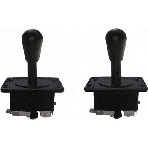 2PCS/Lot American Happ style Joystick with Acemake mircoswitch,4 way/8 way fighting joystick for arcade Game Machine Accessory
