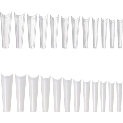 240pcs/Box Full Cover Fake Artificial Nail Extension Tips Nail Art Tools