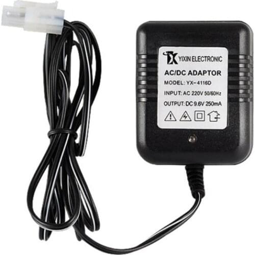 Rechargeable Battery Charger Ni-Cd Ni-MH Batteries Pack KET-2P Plug Adapter 9.6V 250mA Output RC Toy