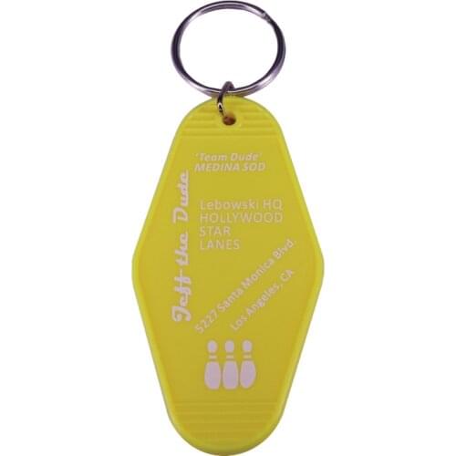 The Big Lebowski Inspired Jeff The Dude Star Lanes Keychain