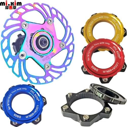 Mountain Bike Center Lock Hub Conversion Bicycle Centerlock To 6-Hole Adapter 6 Bolt Disc Brake Rotor