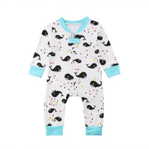 Toddler Infant Baby Boy Girls Long Sleeve Romper Jumpsuit Playsuit Clothes Outfits Size 0-24M