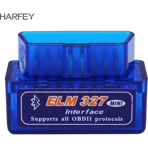 Harfey OBD OBD2 Mini ELM327 V1.5 Bluetooth Codes Reader Diagnostic Car Scanner Tool for VW Chrysler Ford Mazada Nissan Toyota