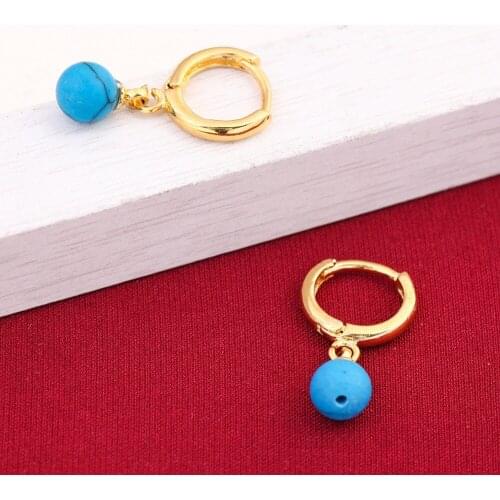 Ethiopian Earrings For Women Gold Color Earrings For Girls Wholesale Jewelry Fashion African Earrings