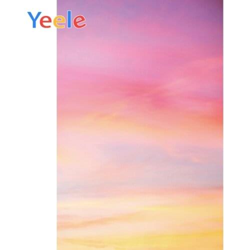 Yeele Color Gradient Props Doll Pet Dreamy Scene Baby Portrait Photographic Background Kid Photography Backdrop For Photo Studio