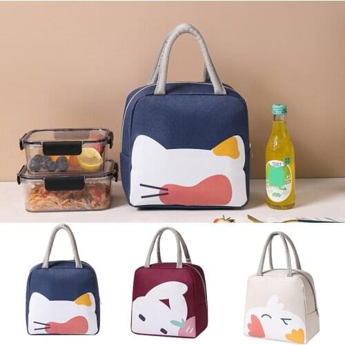 Canvas Thicken Tin Foil Lunch Bag for Women Men Kids Work School Camping Picnic xqmg Lunch Box Tableware home Kitchen Dining Bar