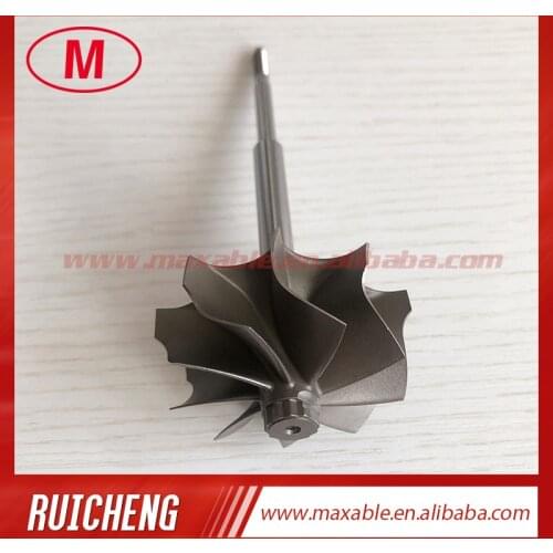 K16 49/55mm 9 blades journal bearing turbo wheel/turbine shaft&wheel