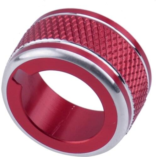 Red Rearview Mirror Adjustment Ring Cover Trim Aluminum alloy fit for Subaru Crosstrek XV 2018 2019 2020