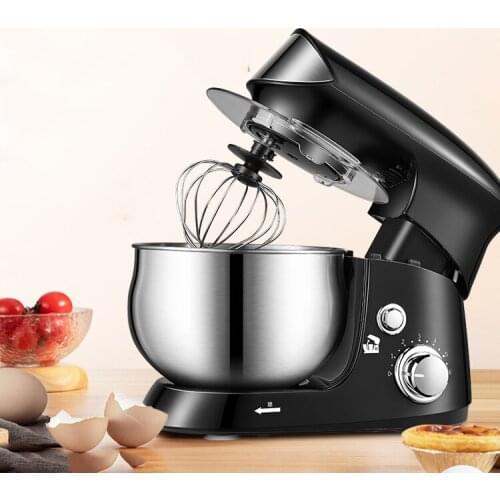 4.5L DC motor stainless steel bowl Mute planetary mixer 6-speed Kitchen Food Stand Mixer Cream Egg Whisk Blender Dough mixer