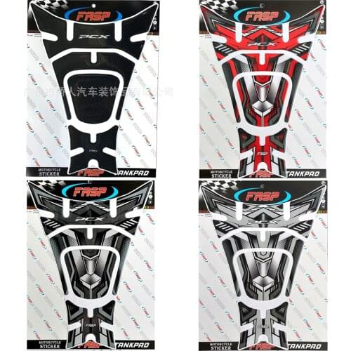 For Honda Pcx125 Pcx150 Pcx 125 150 2018 2019 2020 5D Carbon Fiber Motorcycle Stickers Tank Pad Decal Protector Sticker Fuel