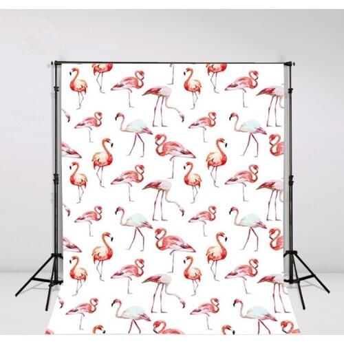 Newest flamingo cloth Children Girl background photography baby wedding photo backdrops digital printed photo background studio