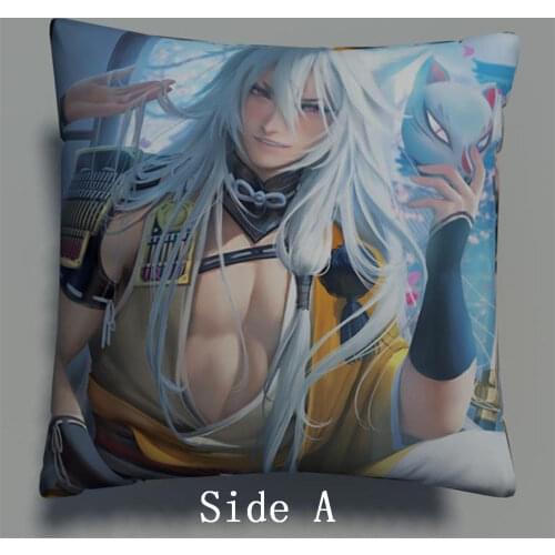 New Touken Ranbu Kogitsunemaru Anime Manga two sides Pillow Cushion Case Cover Otaku Gift 518