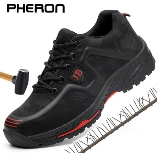 New Work Safety Boot Shoes Men Boos Construction Steel Toe Cap Anti-smashing Outdoor Mesh Sneakers Casual walking