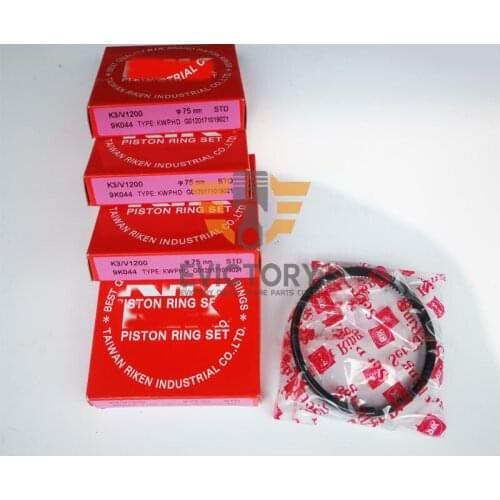 KUBOTA V1200 crankshaft connecting rod bearing + piston ring set