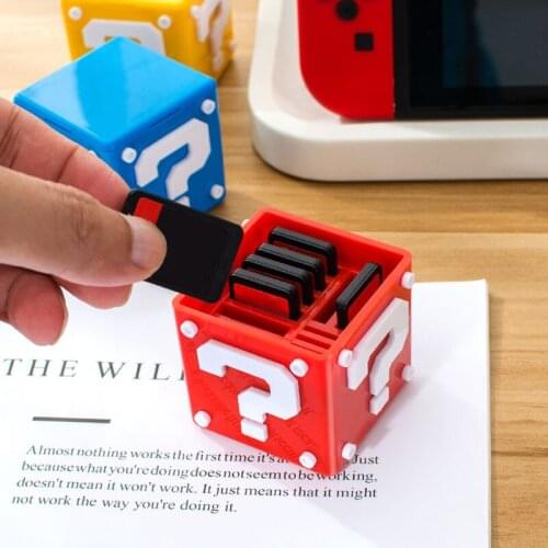 Portable Game Cards Case Shockproof Shell Storage Box for Nintend Switch NS Game Card Games Accessories Storage Box QJY99