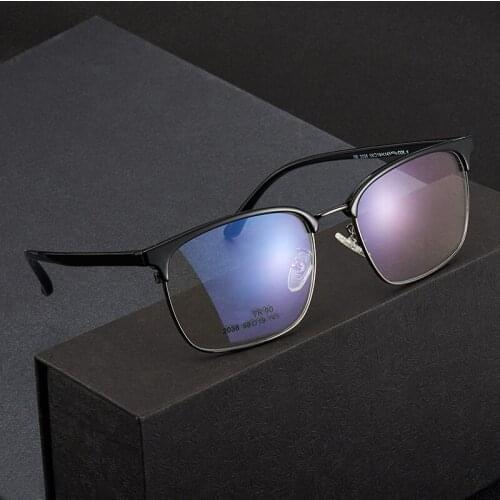 Rectangle Optical Glasses Men Women Fashion Eyeglasses No Degree Optical Eye Glasses Frame Transparent Lens Spectacle Frame