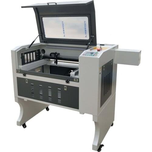 Ruida system 4060 Acrylic wood glass engraver machine 60W/80W/100W desktop X Y Linear Guides small mini diy cutter machine