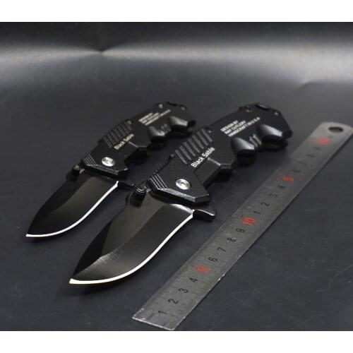 Camping Folding Knife Survival Tactical Knife 440 Steel Blade Outdoor Combat Hunting Pocket Knives EDC Multi Self-defense Tools