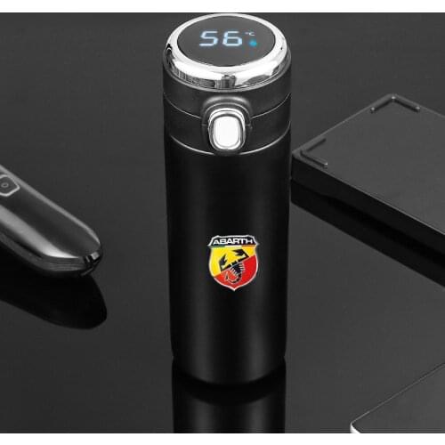 400ml Intelligent Thermos Travel Sport Cup Stainless Steel Vacuum Water Bottle For Fiat Abarth 595 Abarth 500 abarth 124 spider