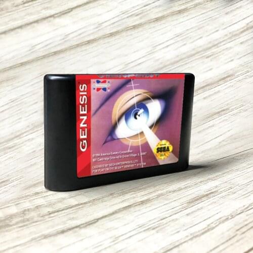 Viewpoint View Point - USA Label Flashkit MD Electroless Gold PCB Card for Sega Genesis Megadrive Video Game Console