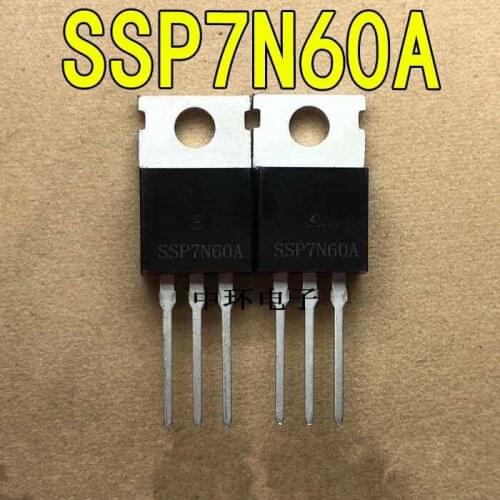 10pcs/lot SSP7N60B SSP7N60A 7N60B 7N60A 7N60 TO-220 new original In Stock