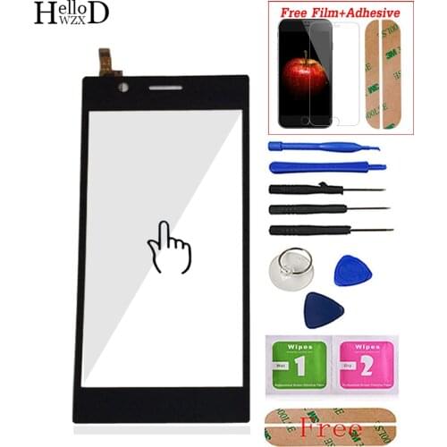 5.5'' For Lenovo K900 Touch Screen Glass Digitizer Panel Front Glass Lens Sensor Flex Tools + Screen Protector