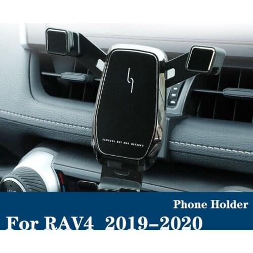 For Toyota RAV4 2019 2020 Car phone holder high quality air vent Mobile phone stand Navigation bracket Interior modification