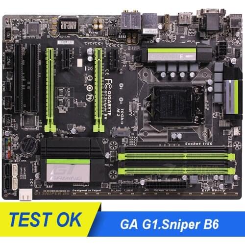 Gigabyte GA-G1.Sniper B6 used Desktop Motherboard G1.Sniper B6 LGA 1150 DDR3 32GB 100% Original Motherboard