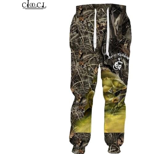 HX Newest Popular Bass Fishing 3D Print Men Women Jogging Fashion Trousers Harajuku Streetwear Autumn Sweatpants Drop Shipping