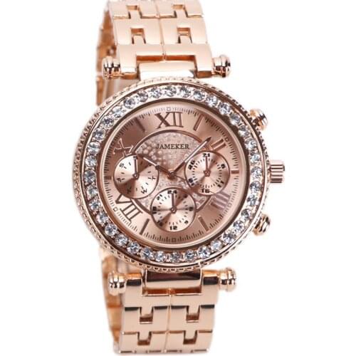 JAMEKER Ladies Watch Stainless Steel